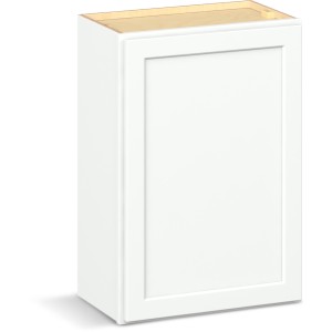 Reliabilt Parkstone II Reliabilt Parkstone II Brilliant White Wall Cabinet, 1 Door, 21-in x 30-in - 641230 | Lowe's Pro Supply
